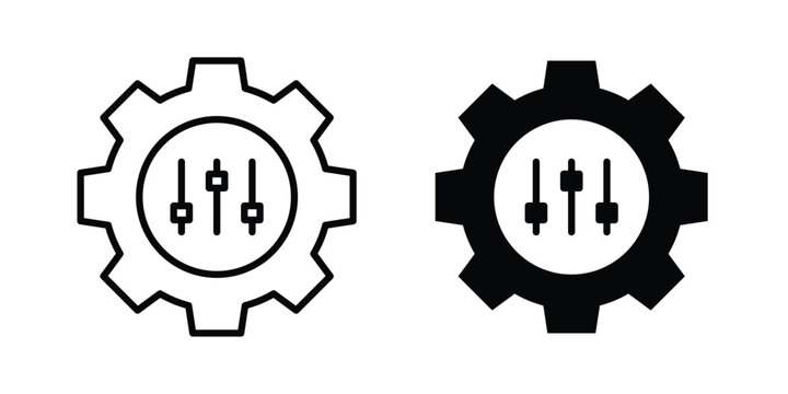 Mass customization icon for web and app design, design element.