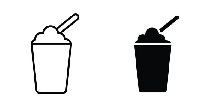 Milk shake icon