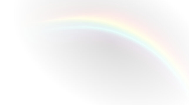 Colourful rainbow arch icon with bright retro spectrum and modern flat design isolated on white background creative vector illustration art