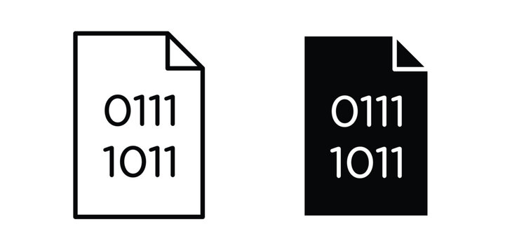 Binary code icon