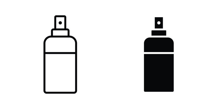 Spray can icon for web and app design, design element.