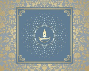 Oil lamp, Diwali greetings , royal Rajasthan, India  © SIRIUS*