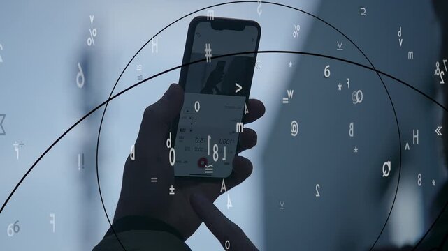 satellite dish antenna sending radio signal data for mobile phones