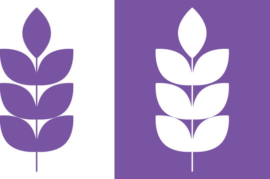 Wheat Ear Icon Set