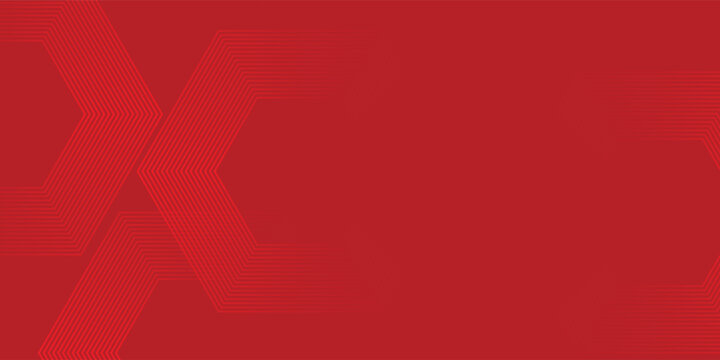 Abstract hexagon rendering of a simple red abstract glass background design.