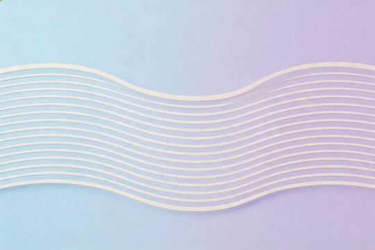 Abstract curved lines on gradient background