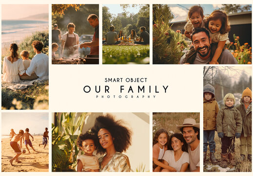 Family Photo Collage Effect