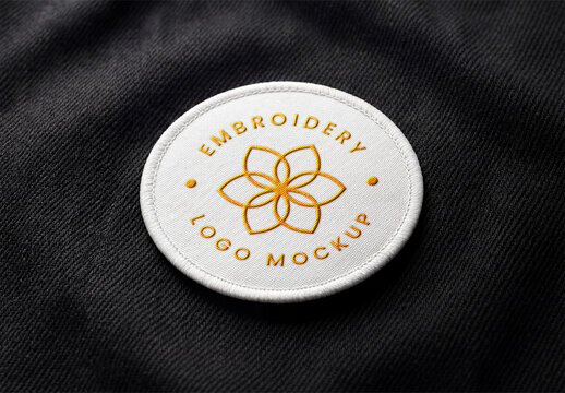 Embroidery Logo Mockup