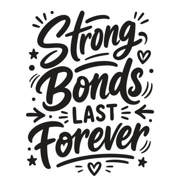 International Friendship Day Typography