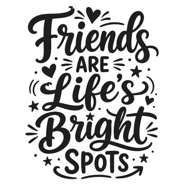 International Friendship Day Typography