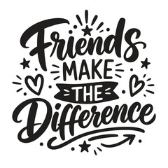 Fototapeta premium International Friendship Day Typography