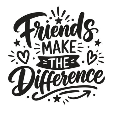 International Friendship Day Typography