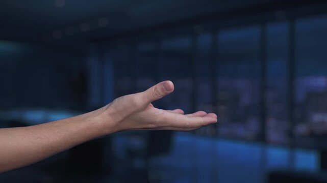 A striking image of a robotic arm reaching towards a human hand while displaying balance scales, highlighting the intersection of technology and law in a dynamic, modern environment. Synapse