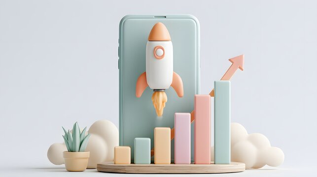 Mobile app launch business growth and startup success