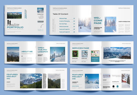 Creative Portfolio Brochure Design Template