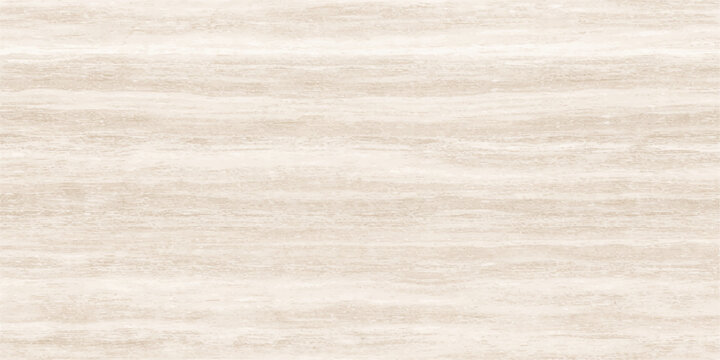 A close-up macro photograph captures the intricate, linear texture of a light beige travertine stone surface, revealing its natural porous patterns and subtle color variations.