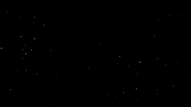 Embers Overlay Emerald Black Background Screen Blend Loop 4K 054