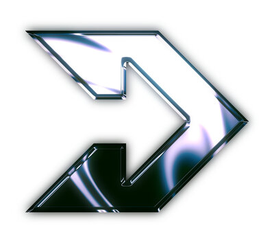 Metallic Tech Futuristic Chrome Elements 