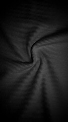 Fototapeta premium Elegant Black Fabric with Subtle Texture and Soft Drapery Effect