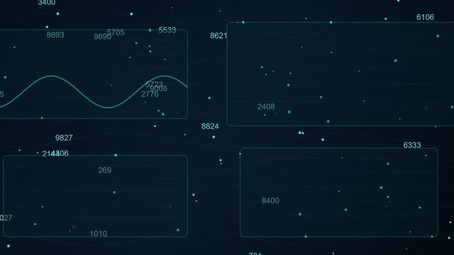 Animated data visualization background