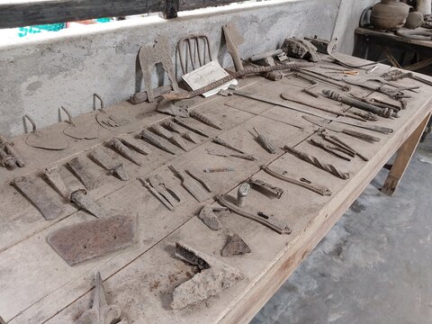 relics of the merapi eruption