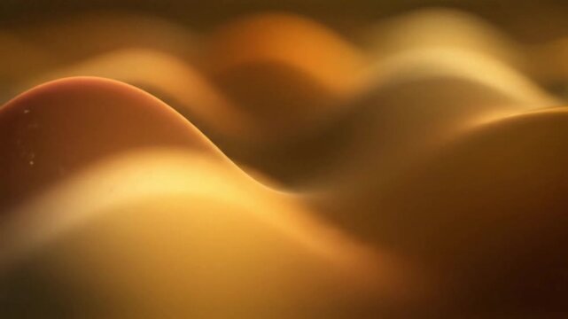 Abstract close-up of soft, undulating curves in warm earthy tones with gentle highlights and shadows creating a serene, flowing texture.