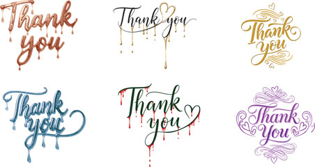 Thank you typography designs © Rabeya