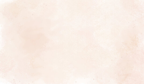 Soft beige watercolor background texture with subtle grain and gentle abstract stain pattern for modern minimal design projects