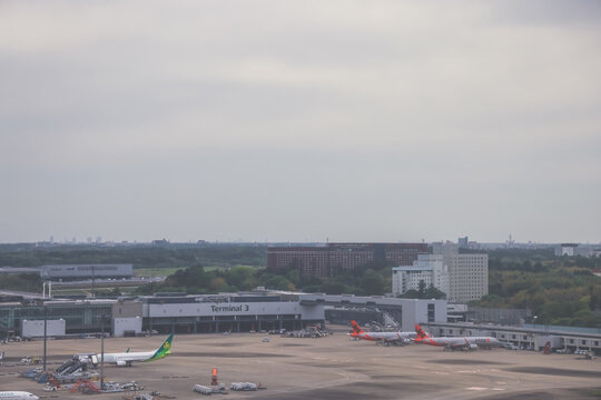 April 24 2026 Narita International Airport Terminal Three Aerial View