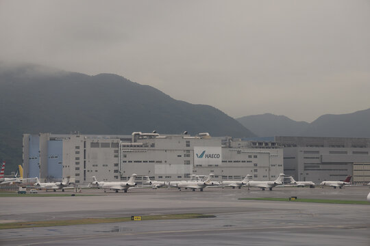 April 24 2026 Airport Apron View From Passenger Aircraft Wing