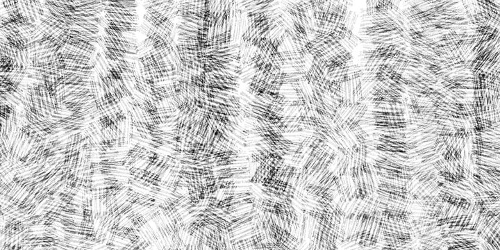 Abstract rough black and white crosshatch texture, graphite pencil shading textured background