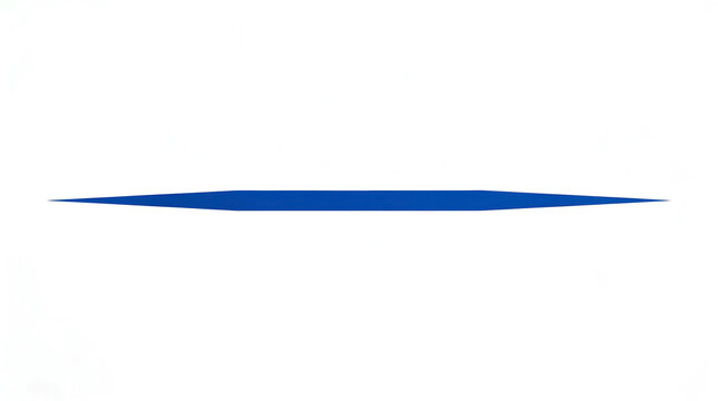 Blue Tapered Line
Blue Horizontal Tapered Line Divider Element on White Background
