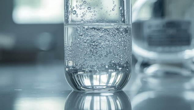 Generating clear solution with micro bubbles during laboratory procedure