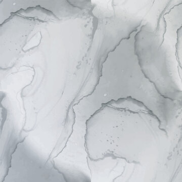 Modern Seamless Template. Dark Marble Watercolor. Dark Water Color Watercolor. Gray Alcohol Ink Splash. Gray Rock Wall. Dirty Abstract Background. Dirty Marble Stone Pattern. Dark Elegant Granite.