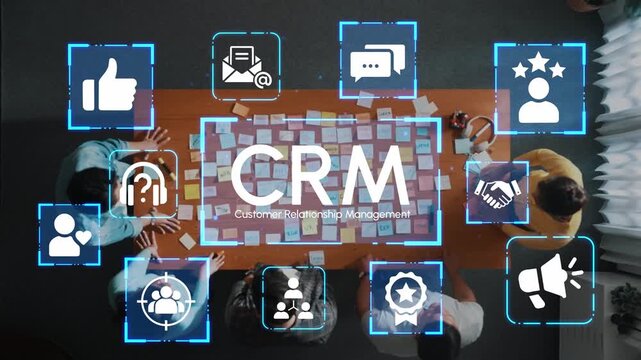 Modern Business Strategy with CRM Integration and Team Collaboration, Digital Data Management and Customer Engagement, Innovative Marketing Solutions. Entropy.