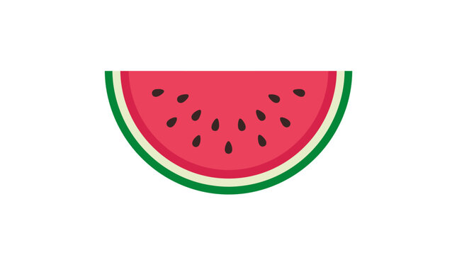Fresh Watermelon Slice Icon