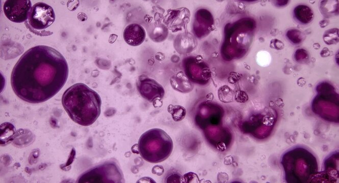 Peripheral blood smear showing anisocytosis and poikilocytosis indicating anemia and liver disease