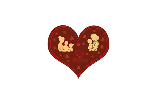 Dia de la Madre Mother's Day amor incondicional celebraci?n vector image.eps