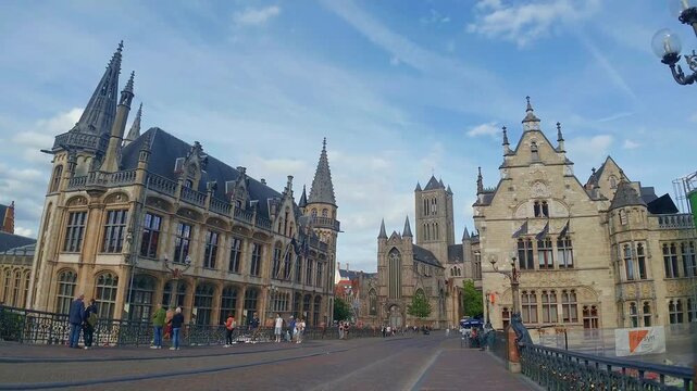 Historical center of Ghent, Belgium