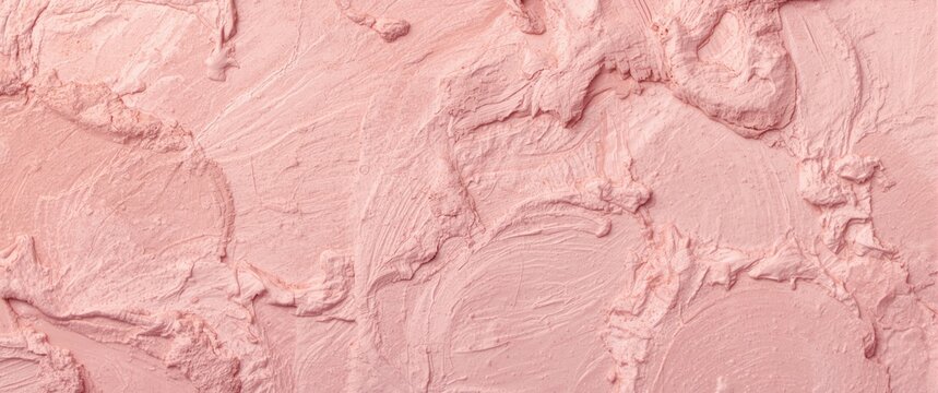 Textured pastel pink oil paint backdrop with multidimensional layers for versatile artistic print usage