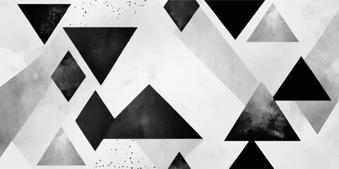 A vintage grunge metal background featuring an abstract geometric pattern and distressed wall texture design as a rustic vector illustration backdrop © Alpha Designs