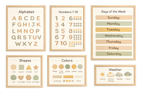 minimalist preschool learning charts, preschool educational poster, kids learning charts, minimalist classroom decor, early childhood education, preschool wall charts, kindergarten learning materials,