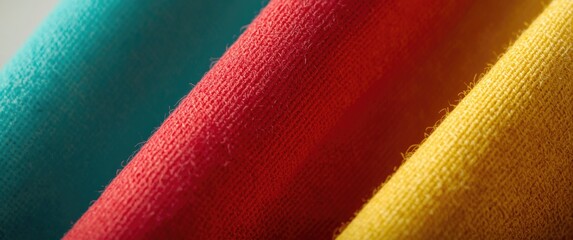 Intricate fabric texture with bright colors suitable for apparel trend concepts