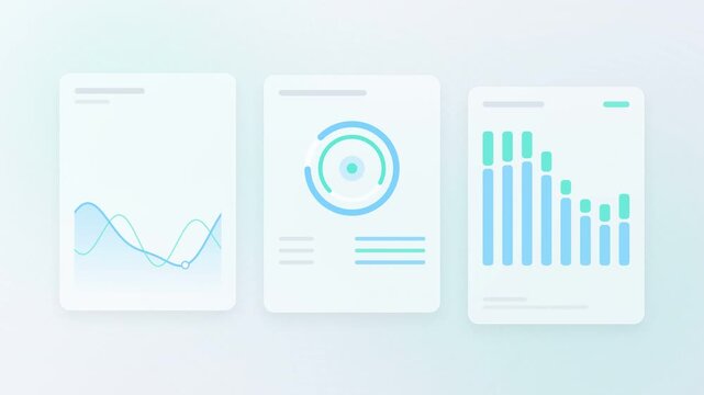 Data Visualization Dashboard Displaying Interactive Graphs and Analytics Interface in a Modern Digital Environment