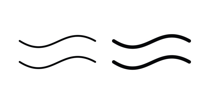 Approximately equal icon. line and filled black pictograms.