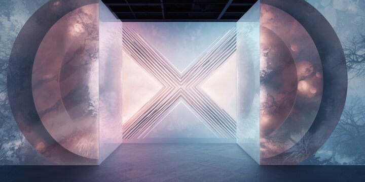 Striking zigzag stripe graphic for modern background applications