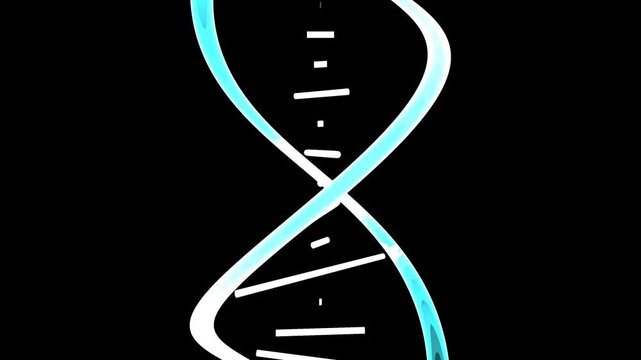 Animation DNA Helix Data Strand Data Visualization