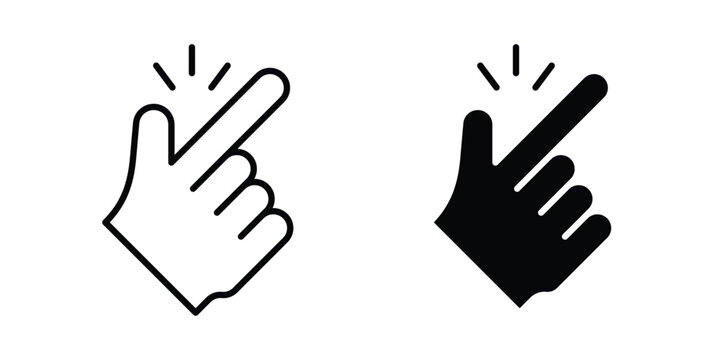Easy to use icon. line and filled black pictograms.