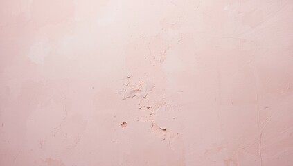 Fototapeta premium Light pink wall texture featuring flaking paint and copy space