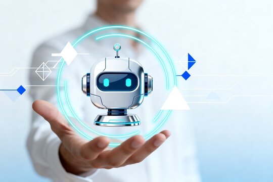 AI chatbot icon for digital interfaces